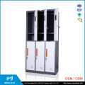 Luoyang 6 Door Horizontal Steel Locker / Powder Coated Steel Storage Lockers